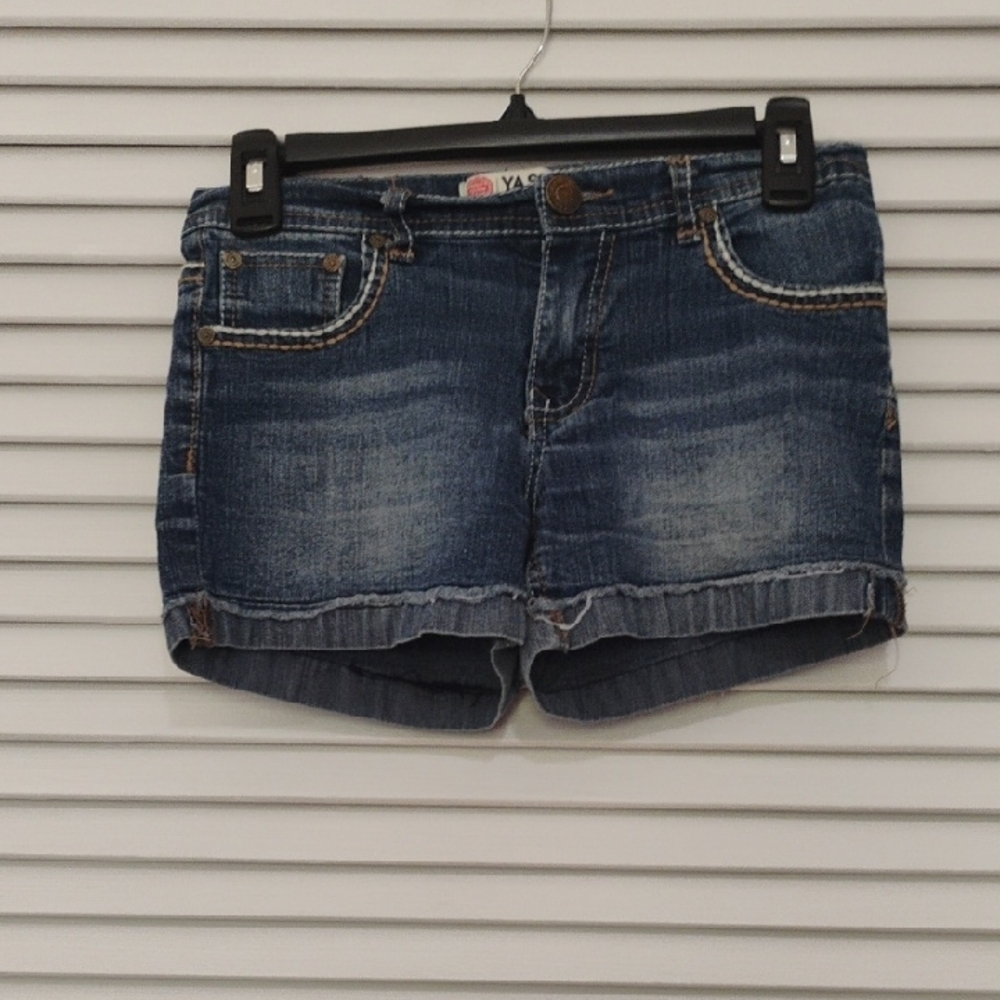 Girls Blue Denim Shorts